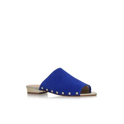 Blue 'Kammie' flat sandals